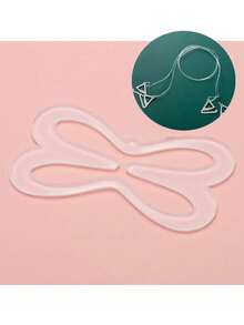 3pcs/Set Sujetador sin tirantes antideslizante con lazo, diseño elegante de espalda cruzada, tirantes de hombro antideslizantes de plástico, lencería invisible con broche desmontable - Multicolor - Ver 15