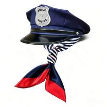 1件/2件/6件 軍警帽，萬聖節角色扮演，日常街頭風，哥德風派對裝扮帽 - 彩色 - 查看 13