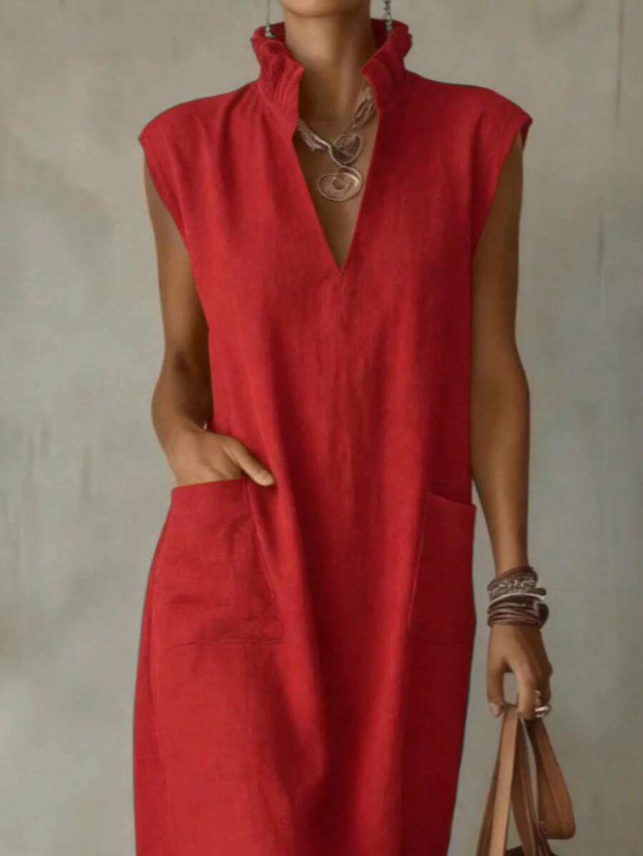 Women Long Dresses Elegant Summer Red - Red - View 1