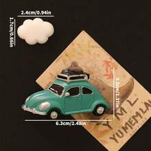 2 buah, Magnet Kulkas Mobil Kartun Kawaii - Dekorasi Dapur dan Kantor, Stiker Papan Tulis dan Kulkas - Dekorasi Rumah dan Magnet Serbaguna yang Lucu - magnet kulkas - View 27