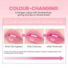 Aceite de labios nutritivo con brillo, brillo de labios de alto brillo que cambia de color, cuidado de labios hidratante, maquillaje para mujeres y niñas - ninguno - Ver 7