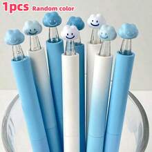 1 Stück/4 Stücke/8 Stücke Farbverlauf neutrale Gelstifte, Wolken Design, zufälliger Stil, Drehverschluss, 0,5 mm Spitze, schwarze Tinte, Schulanfang Essential, Büro- & Schulbedarf, geeignet für Geburtstagsgeschenktüten, Partygeschenke, Klassenbelohnungen und Karnevalspreise - A - Übersicht 10