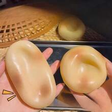 Hot Potato Stress Ball: Soft Squeeze Stress Relief Toy, Mashed Potato Texture - 彩色 - 查看 5