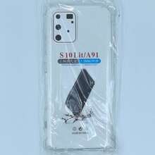 Galaxy 透明氣墊防震手機殼 1.5mm 加厚四角氣囊 鏡頭加高保護 TPU 軟殼 - 無色 - 查看 13