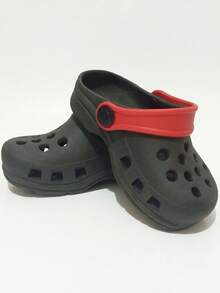 Boys' Non-Slip Sandals - Super Stylish - Black and Red - View 2
