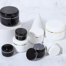 Cosmetic Refillable Travel Containers With Lids And Liners, Reusable, Durable And Leak-Proof, Suitable For Storing Face Cream, Body Lotion, Makeup And Nail Care Products, Applicable For Cosmetics And Daily Skincare - Black - View 4