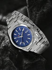 GUSALAI Men's Quartz Watch Zinc Alloy Calendar Wristwatch Casual Multi-Color Suitable For Daily Wear Valentine's Day Gift Birthday Gift First Choice - one-size - View 10