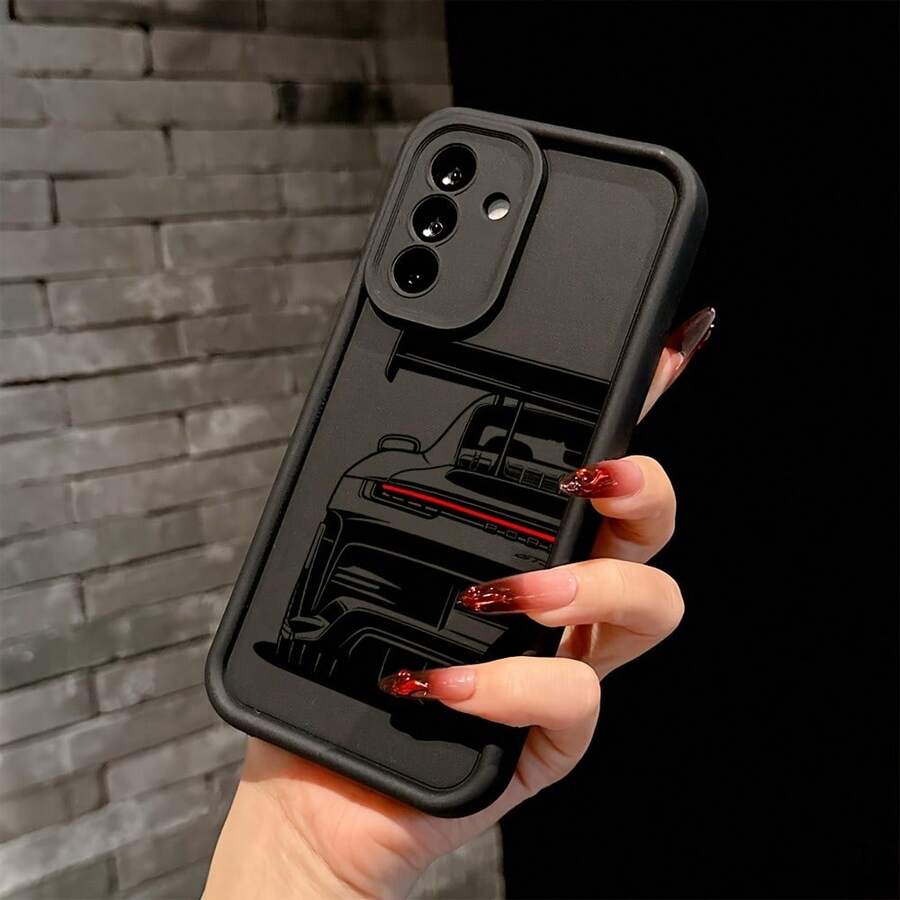 24h Shipping From DE/FR/ES – Stylish Luxury Sports Car Print Anti-Drop Soft TPU Back Case For IPhone 17 16 15 14 13 12 11 Pro Pro Max Plus &  S21-S26 Ultra & A15-A56 &  13-15 Pro Ultra & Moto Edge 40-60 Fusion, Shockproof Cover, Birthday Gift For Men Car Fans - A - View 1