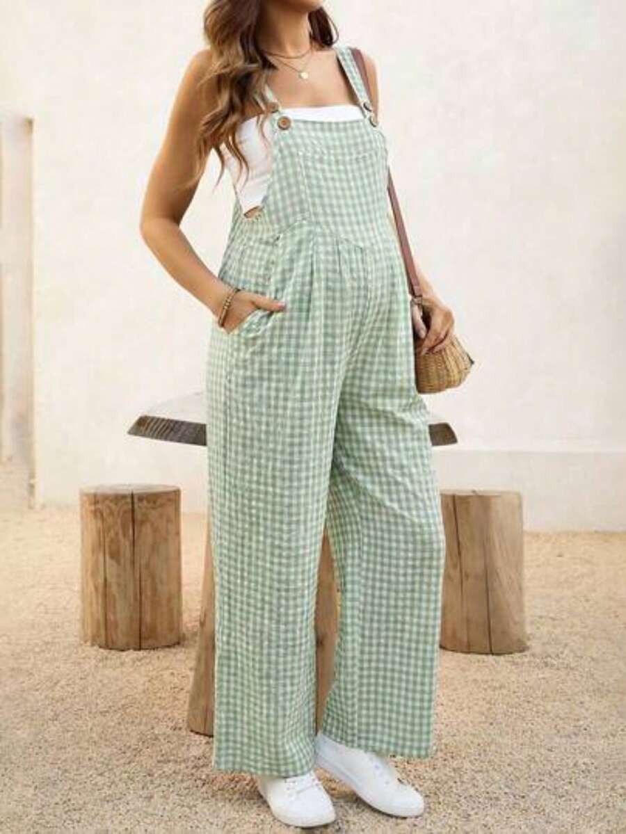 Women Midi Dresses - Green - View 1