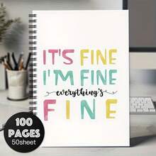 I Am Very Good, Everything Is Going Well. Spiral Notebook, 1, Suitable For Office And School Use, Is The Perfect Gift For Friends And Colleagues, Craft Supplies School Supplies - F - View 6