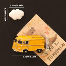 2 buah, Magnet Kulkas Mobil Kartun Kawaii - Dekorasi Dapur dan Kantor, Stiker Papan Tulis dan Kulkas - Dekorasi Rumah dan Magnet Serbaguna yang Lucu - magnet kulkas - View 26