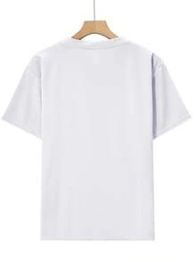 Boy's Number 7 Birthday Party T-Shirt, Featuring A "Birthday Boy" Print In Green Lettering, A Casual Short-Sleeved Sporty Style With Stadium Numbers And A Soccer Ball Design. - 白色 - 查看 5