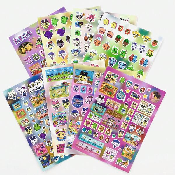 1set/8pcs 2026 New Tamagotchi Stickers Are Suitable For Anime Collectors, DIY Decorative Stickers, Anime Conventions And Holiday Gift .Random Style