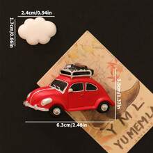 2 buah, Magnet Kulkas Mobil Kartun Kawaii - Dekorasi Dapur dan Kantor, Stiker Papan Tulis dan Kulkas - Dekorasi Rumah dan Magnet Serbaguna yang Lucu - magnet kulkas - View 20