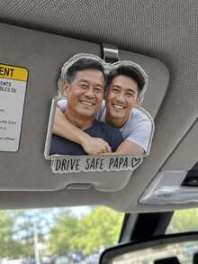 客製化壓克力「Dad」照片車用夾 - 個性化「Dad Driving」遮陽板裝飾 - 適合父親節送給爸爸或爺爺的完美禮物 - 多色13 - 查看 6