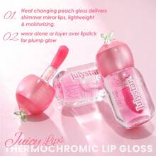 Aceite de labios nutritivo con brillo, brillo de labios de alto brillo que cambia de color, cuidado de labios hidratante, maquillaje para mujeres y niñas - ninguno - Ver 6