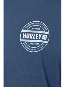 Hurley Mens Filler Short Sleeve - Abyss - View 5