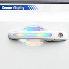 YoRise Car Door Handle Scratch Protector, Waterproof Anti-Scratch Car Paint Protection Film, Adhesive Door Handle Bowl Sticker, Automotive Door Protector Accessories For Most Cars (10PCS) - ColorA - View 6
