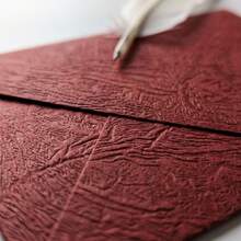 50pcs Vintage Oriental Red Tree Pattern Envelope & Stationery Set - 16.5x11cm Embossed Wedding Invitations, Greeting Cards, Valentine's Day Love Letters, Special Touch, 250g Premium Paper, Compatible With Stamps, Chinese Texture Paper Gift Box - Red Envelope - View 5