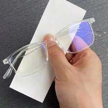 1 Pair Fashion Transparent Lens Glasses, Eyewear, Accessory, Suitable For All Seasons - Multicolor - View 6