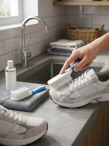 1pc Thickened Multi-Functional Shoe & Clothing Brush, Soft Non-Scratch Bristles, Ultra-Fine High-Density Cleaning Tool, Multiple Colors Available - Home Essential, Suitable For Sneakers, Fabric Care And Daily Washing - Multi-functional Brush - View 4