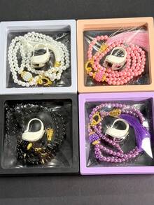 3pcs Prayer Bead Counter Set, Beaded Rhinestone Counter Set, Storage, Display, Counting 3-In-1 Function, Excellent Gift Choice - Multicolor - View 11
