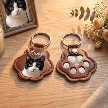 Personalized Pet Memorial Keychain, Customized With Photo And Pet Fur Storage Function, Memorial Gift For Beloved Pets (Cats & Dogs), Pet Fur Keepsake Keychain, Pet Memorial Gift, Memorial Accessory Specially Designed For Pet Lovers - H-pet Hair Keychain - View 9