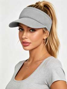 1 pièce Casquette de baseball vintage Y2K en maille respirante avec queue de cheval, chapeau de soleil à visière de couleur claire, tissu doux et léger, convient pour les vacances à la plage, les voyages, le style décontracté quotidien, accessoire de mode, cadeau pour la Saint-Valentin, la Fête des Mères, la remise des diplômes, la pendaison de crémaillère, le Nouvel An - A - Voir 10
