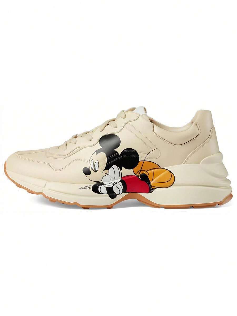 Gucci Disney X Gucci Rhyton Mickey Mouse Sneakers Men White/Grey/Black Casual Streetwear - Default - 查看 1