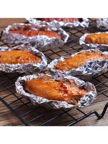 Gulungan Aluminium Foil Tebal 20m, Tahan Lama dan Permukaan Anti Lengket. Sempurna untuk Memanggang, Membakar, dan Memasak di Oven. Perlengkapan Dapur Penting untuk Makanan Sehari-hari dan Liburan. - MultiWarna - View 4
