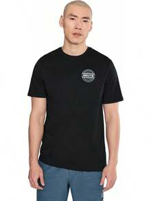 Hurley Camiseta de manga corta con relleno para hombres - Negro - Ver 1