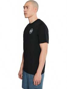 Hurley Camiseta de manga corta con relleno para hombres - Negro - Ver 3