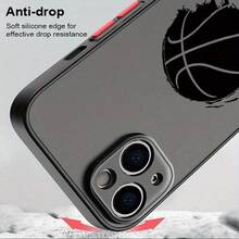 [24h Versand Aus DE/FR/ES]Graffiti Basketball Print Phone Case, Fits  17/16/15/14/13/12/11 Plus Pro Max/17Air/16e,  Galaxy S21-S26 Ultra/Edge/Fe/Plus,  & , Matte Anti-Scratch TPU Cover, Anti-Drop Full Protection, Urban Streetwear Style, Ideal Gift For Basketball Fans, Birthday & Sports Occasions. - 1 - View 5