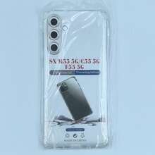 Galaxy 透明氣墊防震手機殼 1.5mm 加厚四角氣囊 鏡頭加高保護 TPU 軟殼 - 無色 - 查看 39