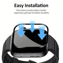 4pcs/Pack Screen Protector For Huawei Watch Fit 4/5/4 Pro/5 Pro Smartwatch, 3D Curved Edge Full Coverage Soft PMMA Film, High Transparency - 4pcs for HW Fit4 - View 6