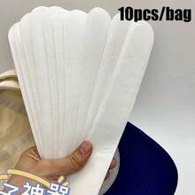 10入帽子吸汗貼 夏季帽子內襯帶 汗帶帽簷帽尺寸縮小貼 自黏式吸汗墊 - 吸汗貼 - 查看 10