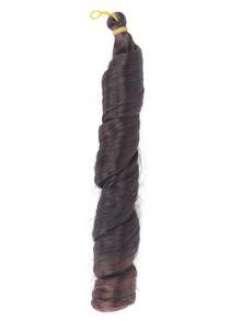 Loose Wave Spiral Curl Braiding Hair Extensions, High Temperature Ombre Pre Stretched Synthetic Crochet Hair - 彩色 - 查看 21
