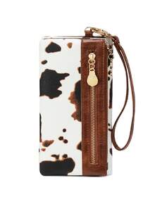 FOREVER MIYIN Minimalist Leopard Print Women Wallets, Multi Card Holder Wristlet Coin Purse, Large Capacity Passport Organizer Bags For Daily Travel Essentials - Multicolor - View 16
