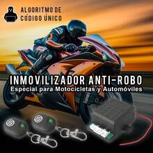 Steelpro Motorcycle/Car Anti-Theft Alarm With Remote Control, Immobilizer, And Unique Code - A - View 2