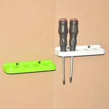 1pc Plastic Wall-Mounted Tool Rack, Screwdriver Organizer, Suitable For Garage Tool Storage And Organization. Easy Installation - 1 Item - View 4