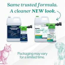 Strong Outdoor Odor Eliminator Outside Dog Urine Enzyme Cleaner Powerful Pet, Cat, Animal Scent Deodorizer Professional Strength For Yard, Turf, Kennels, Patios, Decks Gallon With Sprayer - White - View 2