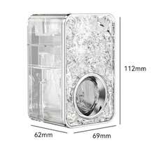 Wall Mounted Automatic Toothpaste Dispenser Set With Adhesive Hook, Ice Pattern Personalized No Drilling Wall Mounted Toothpaste Squeezer, Plastic Bathroom Accessories Storage Box, Hotel And Home Bathroom Decoration, Holiday Gift - Semi-transparent Style - View 12