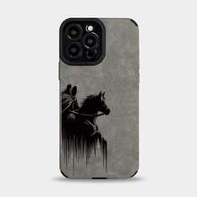 [Envío en 24h desde DE/FR/ES] Funda de teléfono con patrón vintage de caballero y caballo, a prueba de golpes, compatible con la serie 17/16/15/14/13/12/11, cubierta protectora de TPU con textura de cuero sintético, resistente a arañazos y al desgaste, estilo, adecuada para entusiastas de la moda, regalo ideal para cumpleaños y días festivos. - 3 - Ver 3