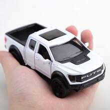 1件裝 (袋裝) 1/36比例素色男孩玩具，部分鋅合金玩具車，FX-1500 WILD風格玩具越野皮卡車，合金壓鑄玩具車，逼真越野皮卡，回彈發條功能，可開雙側車門，兒童玩具，適合3歲以上男孩，單件鋅合金玩具車，節日禮物，收藏玩具，生日禮物，精緻玩具車 - 彩色 - 查看 13
