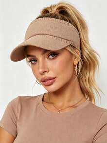 1 pièce Casquette de baseball vintage Y2K en maille respirante avec queue de cheval, chapeau de soleil à visière de couleur claire, tissu doux et léger, convient pour les vacances à la plage, les voyages, le style décontracté quotidien, accessoire de mode, cadeau pour la Saint-Valentin, la Fête des Mères, la remise des diplômes, la pendaison de crémaillère, le Nouvel An - A - Voir 9