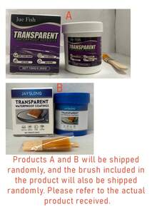 JAYSUING 150g 戶外透明防水塗料，耐候、防裂且具彈性密封底層。易於施工。此透明防水黏著劑、透明防水塗料，非常適合在拆除瓷磚後對屋頂、浴室和陽台進行防水處理。適用於屋頂、浴室、廚房和牆壁的防水，且不損壞瓷磚。透明防水密封劑 - 使用刷子即可止漏！(屋頂、浴室、陽台) 新舊產品隨機發貨，請以收到之實際產品為準。 - 彩色 - 查看 14