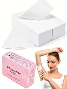 300pcs Non-Woven Wax Strips, For Body And Facial Hair Removal, Suitable For Legs, Face, Chest, Back And Bikini Area Beauty Hair Removal - Multicolor - View 1