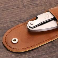 2/4入裝紅酒開瓶器皮革收納套，可折疊紅酒開瓶器包，紅酒刀收納套，開瓶器皮套小皮包，PU紅酒工具包，適用居家室內外 - 多色 - 查看 5