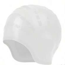 1pc Plus Size Silicone Swim Cap With Ear Protection, High Elasticity Waterproof Swim Cap For Long Hair Adults, Unisex - Multicolor - View 11
