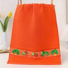1/2/6pcs,100% Cotton Waffle Checkered Kitchen Tea Towels Large Size Ultra Soft Highly Cloth For Dishwashing Kitchen Cleaning - Multicolor - View 10